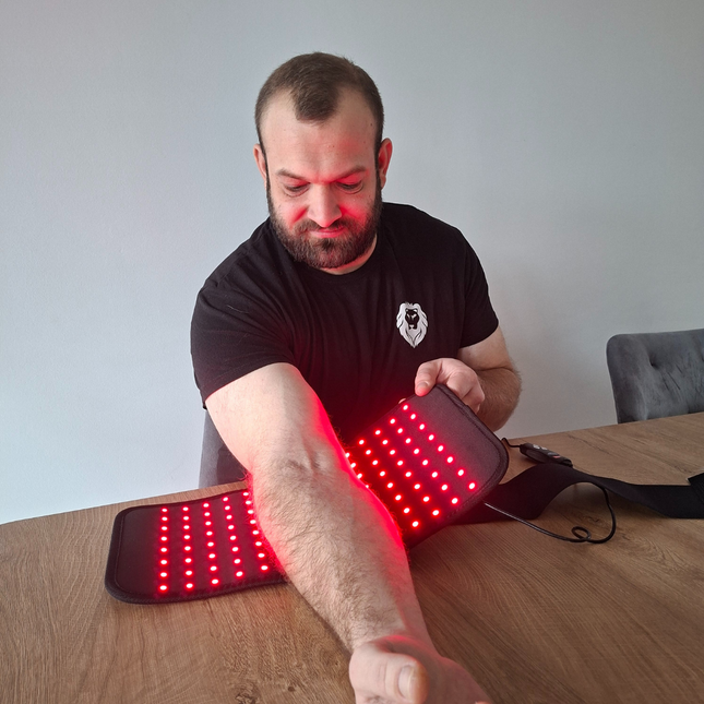 Joint Relief | Elbow Support Wrap with Red & Near-Infrared Therapy | Flexible Design for Pain Relief and Recovery 0