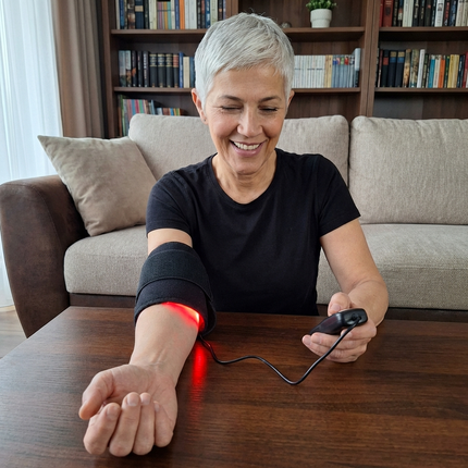 Joint Relief | Elbow Support Wrap with Red & Near-Infrared Therapy | Flexible Design for Pain Relief and Recovery 3