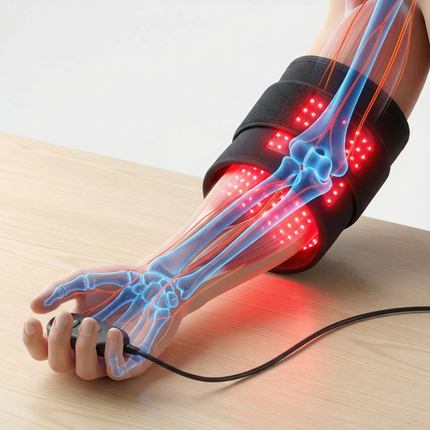 Joint Relief | Elbow Support Wrap with Red & Near-Infrared Therapy | Flexible Design for Pain Relief and Recovery 5