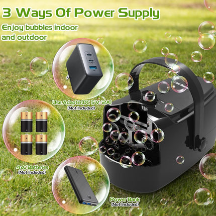 Joyful Bubbles | Automatic Bubble Maker with High Output | Safe and Durable for Endless Fun 5