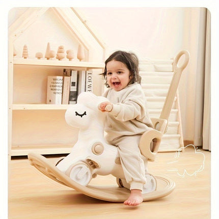 Joyful Ride | 2-in-1 Baby Rocking Horse & Balance Bike with Safe Design | Fun for Motor Skill Development 5