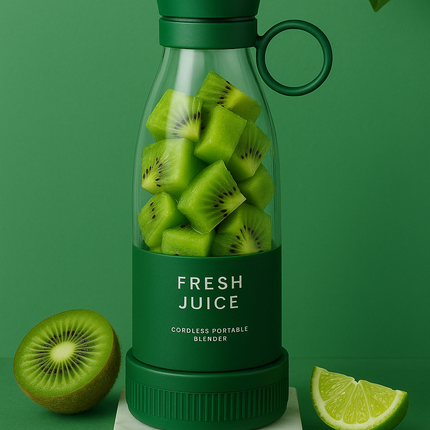 JuicyGo | Portable Blender for Smoothies with USB Rechargeable Design | Compact and Lightweight for On-the-Go Nutrition 8