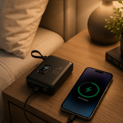 Vepine Best Power Bank | Best Portable Charger with USB-C Port & Digital Display | Portable Power Bank for iPhone, Samsung & Android