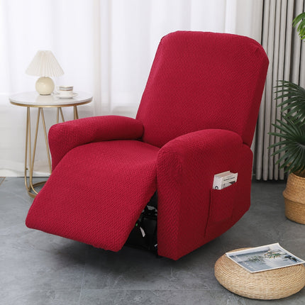 Juno Fitted Recliner Chair Cover | Soft Microfiber with Side Pocket | Durable Protection for Comfort and Style 3