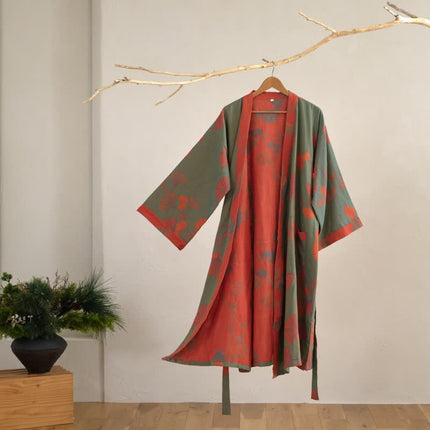 Kimono Robe, Organic Cotton Robe in Double Gauze – image 4