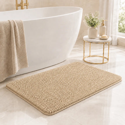 Absorbent Chenille Bath Mats for Bathroom – image 11