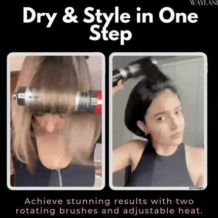 Kalsten | 3-in-1 Hair Dryer and Styler with Adjustable Temperature | Effortless Curls and Waves at Home 1