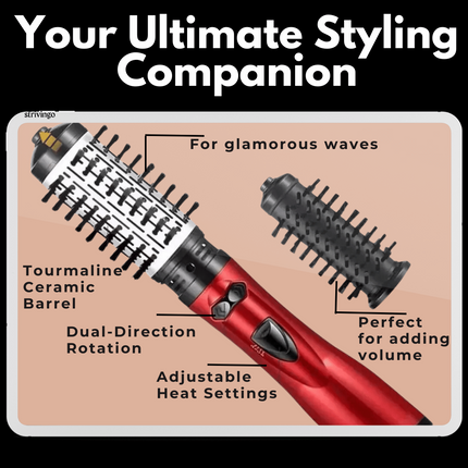 Kalsten | 3-in-1 Hair Dryer and Styler with Adjustable Temperature | Effortless Curls and Waves at Home 4
