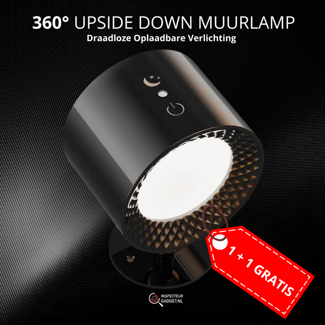Kalsten | 360° Updown Wall Lamp with USB Rechargeable Design | Portable Lighting for Versatile Use 0