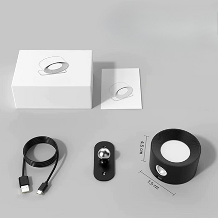 Kalsten | 360° Updown Wall Lamp with USB Rechargeable Design | Portable Lighting for Versatile Use 5