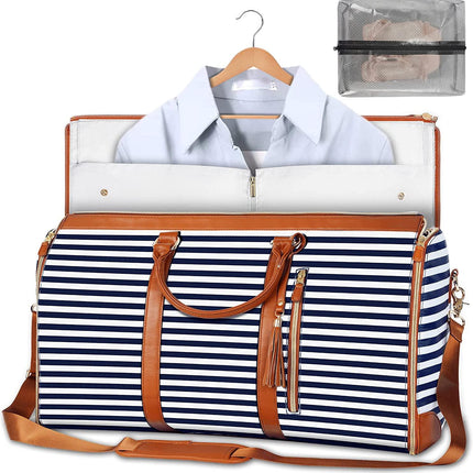 Kalsten | Foldable PU Leather Storage Bag for Wrinkle-Free Garment Care | Compact Design for Travel and Home Organization 0