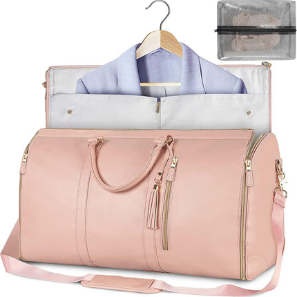 Kalsten | Foldable PU Leather Storage Bag for Wrinkle-Free Garment Care | Compact Design for Travel and Home Organization 6