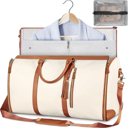 Kalsten | Foldable PU Leather Storage Bag for Wrinkle-Free Garment Care | Compact Design for Travel and Home Organization 7