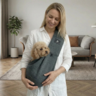 Kalsten | Portable Dog Shoulder Backpack with Breathable Fabric | Ergonomic Design for Comfort and Security 0