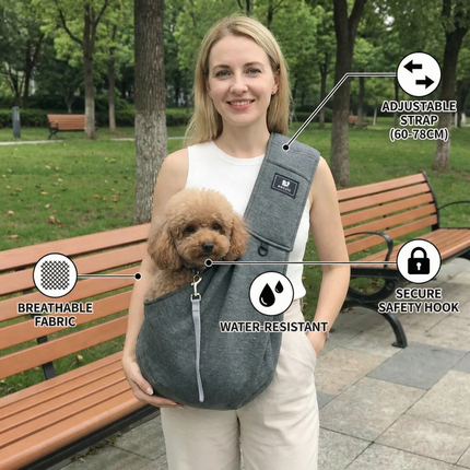 Kalsten | Portable Dog Shoulder Backpack with Breathable Fabric | Ergonomic Design for Comfort and Security 3