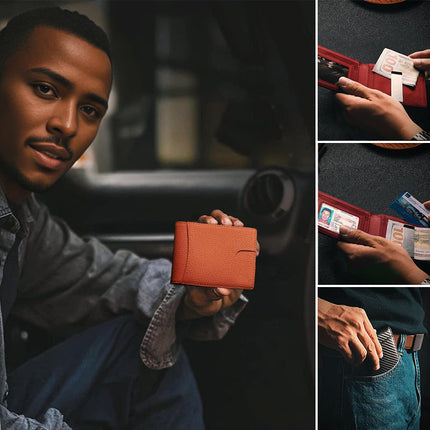 Kalsten | RFID Blocking Leather Card Holder with Theft-Proof Design | Compact Wallet for Daily Use 7