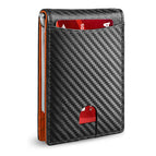 Black with orange pattern