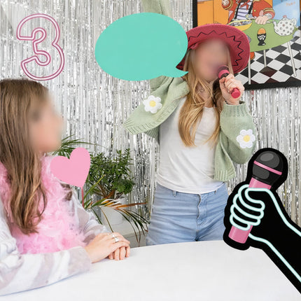 Karaoke Challenge | Fun Party Game with Microphone & Card Prompts | Engaging Group Activity for All Ages 2