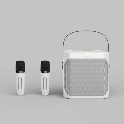 Karaoke Party Speaker | Portable Bluetooth Speaker with 360° Sound | Dual Microphones for Unforgettable Entertainment 2