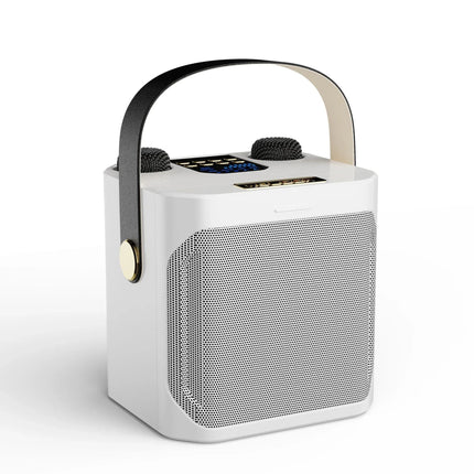 Karaoke Party Speaker | Portable Bluetooth Speaker with 360° Sound | Dual Microphones for Unforgettable Entertainment 4