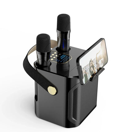 Karaoke Party Speaker | Portable Bluetooth Speaker with 360° Sound | Dual Microphones for Unforgettable Entertainment 6