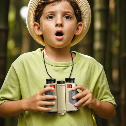 Kids Adventure Gear | Night Vision Binoculars with Pop-Up Light | Compact Design for Outdoor Exploration 1