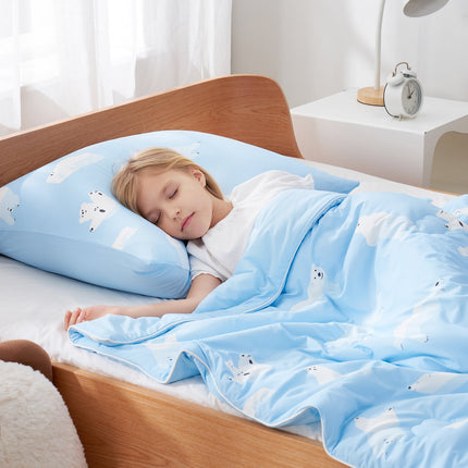 Kids Cooling Comforter with Outlast® Technology | Soft & Breathable Design for Optimal Sleep Comfort 1