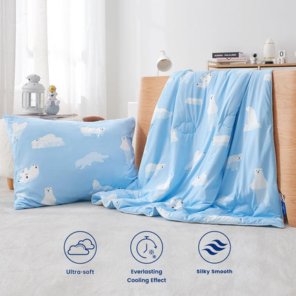 Kids Cooling Comforter with Outlast® Technology | Soft & Breathable Design for Optimal Sleep Comfort 2