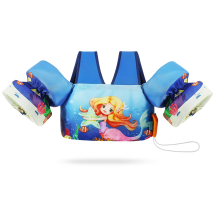 Kids Foam Life Vest with Arm Floats & Safety Whistle | Comfortable Support for Swimming and Kayaking 8