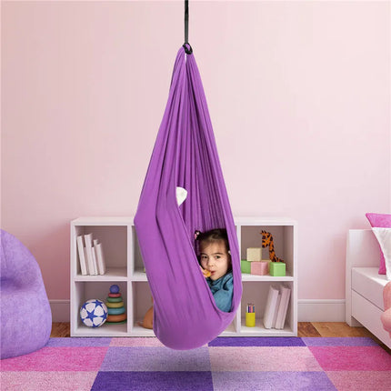 Kids Indoor Swing | Cozy Hammock Design with Easy Installation | Perfect Retreat for Relaxation and Play 7