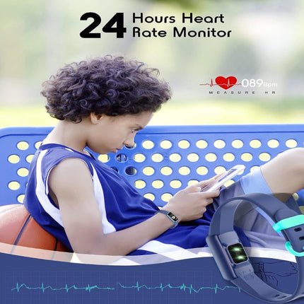 Kids Smartwatch | GPS Tracker with Pedometer & Heart Rate Monitor | Safe & Active Lifestyle for Children 3