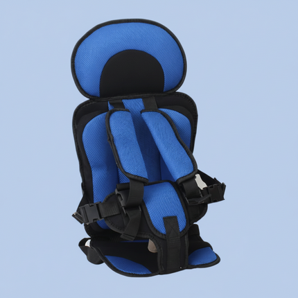 Kids Travel Booster Seat | Portable Car Seat with 5-Point Harness | Comfortable Design for Safe Journeys 0