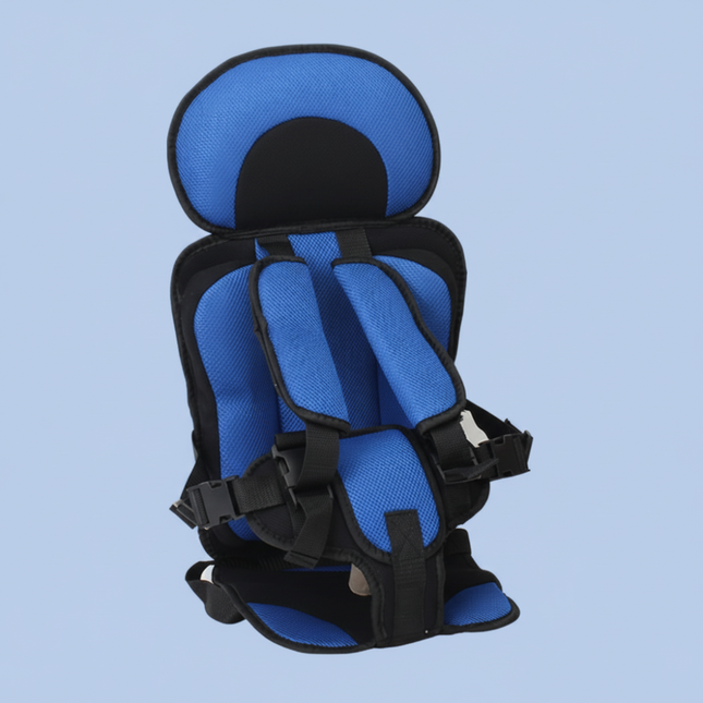 Kids Travel Booster Seat | Portable Car Seat with 5-Point Harness | Comfortable Design for Safe Journeys 0