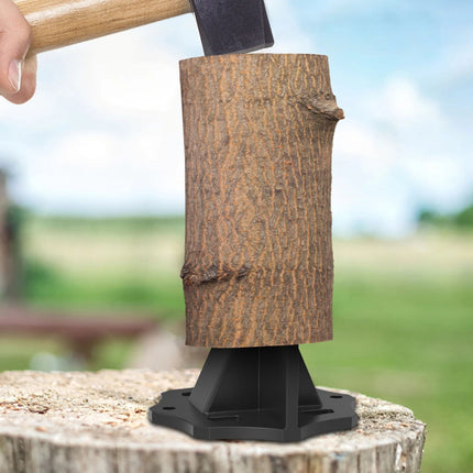 KindlePro | Carbon Steel Log Splitter with Portable Cloth Bag | Effortless Firewood Preparation 1