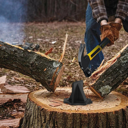 KindlePro | Carbon Steel Log Splitter with Portable Cloth Bag | Effortless Firewood Preparation 2