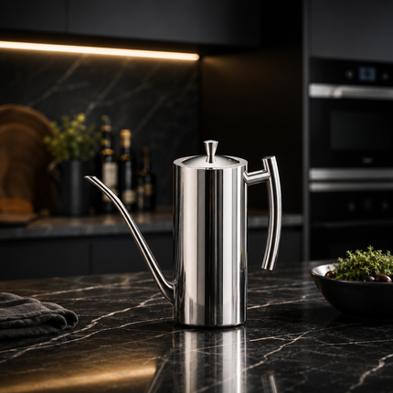 Kitchen Essentials | Olive Oil Dispenser Bottle with Precision Spout | Durable Stainless Steel Container for Controlled Pouring