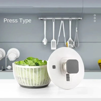Kitchen Essentials | Compact One-Hand Spin Salad Spinner with Easy Drying Mechanism | Space-Saving Design for Fresh Salads 2