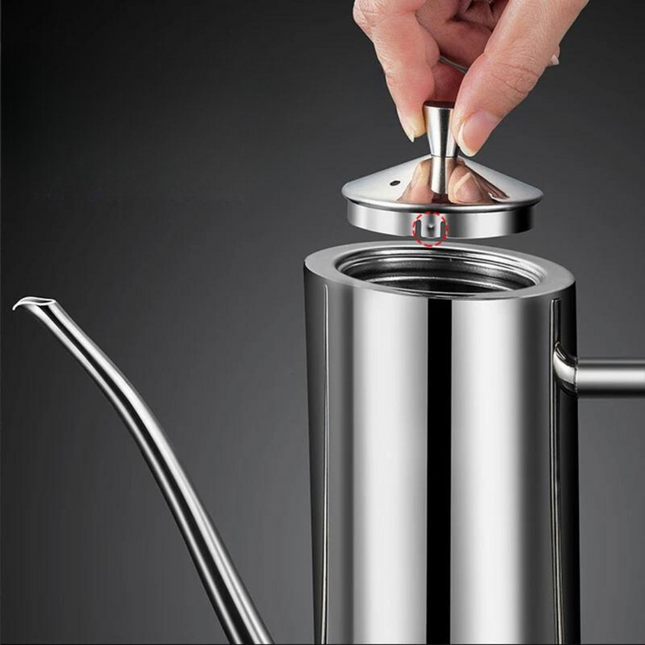 Kitchen Essentials | Olive Oil Dispenser Bottle with Precision Spout | Durable Stainless Steel Container for Controlled Pouring 2