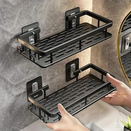 Bathroom Shelf No Drilling, Adhesive Shower Shelf for Wall – image 12