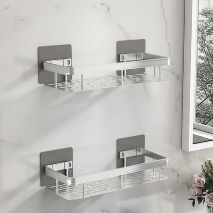Bathroom Shelf No Drilling, Stainless Steel Shower Caddy – image 17