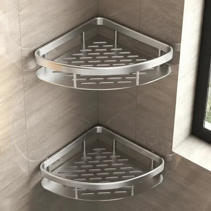 Bathroom Shelf No Drilling, Adhesive Shower Shelf for Wall – image 21