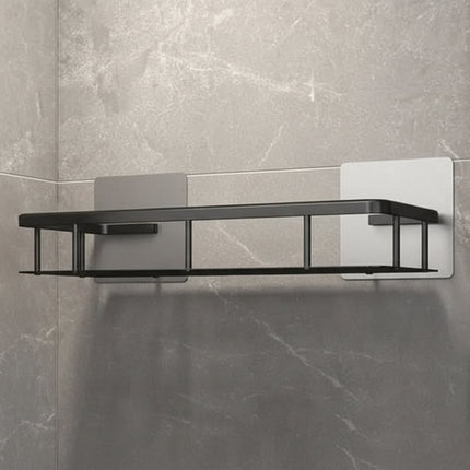 Bathroom Shelf No Drilling, Stainless Steel Shower Caddy, Adhesive Shower Shelf for Wall, Bathroom Storage Organizer