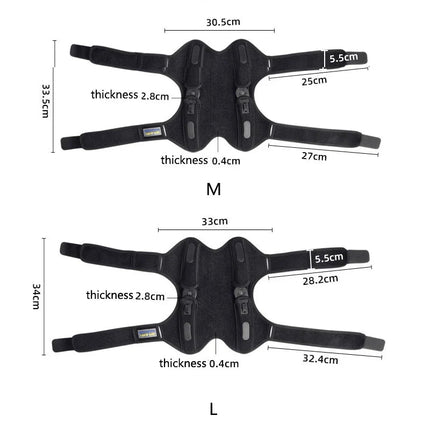 Knee Support | Adjustable Stabilizing Knee Brace with Reinforced Stabilizers | Optimal Compression for Pain Relief 6