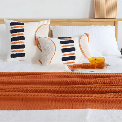 KnitCove | Stylish Knit Fleece Blanket with Plush Interior | Cozy Comfort for All Seasons 3