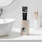 Automatic Toothpaste Dispenser, Toothpaste Squeezer with Magnetic Cap, Toothpaste Holder for Bathroom Accessories