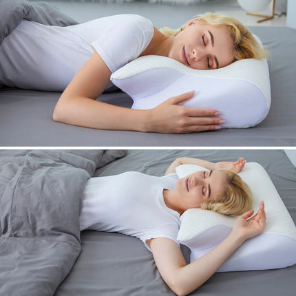 Side Sleeper Pillow for Neck Pain, Memory Foam Pillow – image 8