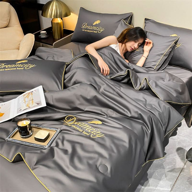 KühlTraum | Cooling Ice-Silk Duvet for Hot Nights with Breathable Fabric | Lightweight Comfort for Restful Sleep 0