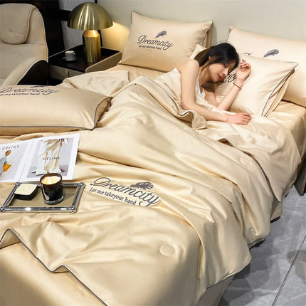 KühlTraum | Cooling Ice-Silk Duvet for Hot Nights with Breathable Fabric | Lightweight Comfort for Restful Sleep 3