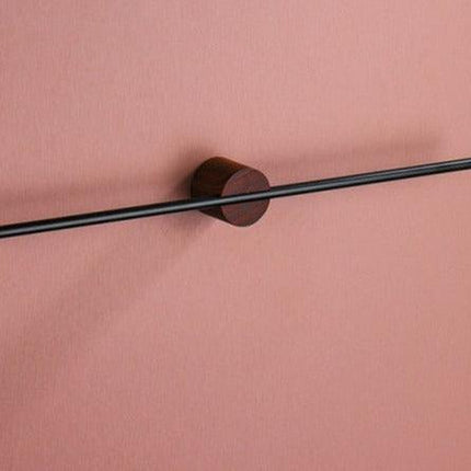 Kyler Collection | Adjustable Bathroom Towel Bar in Sleek Brushed Aluminum | Modern Design for Contemporary Spaces 12