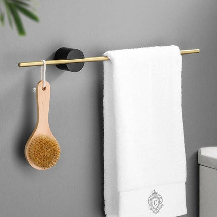 Kyler Collection | Adjustable Bathroom Towel Bar in Sleek Brushed Aluminum | Modern Design for Contemporary Spaces 3